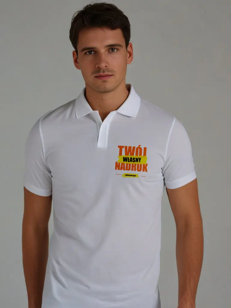 Koszulka męska Fruit Premium Polo z nadrukiem