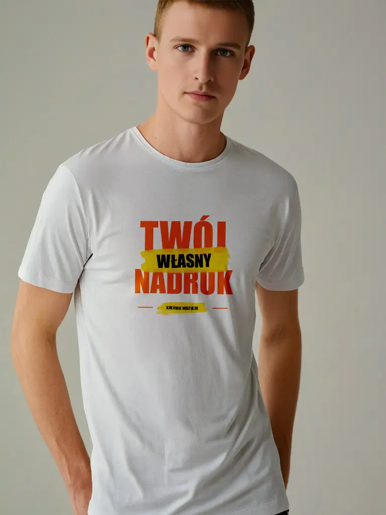 Męska koszulka Malfini Heavy New z nadrukiem