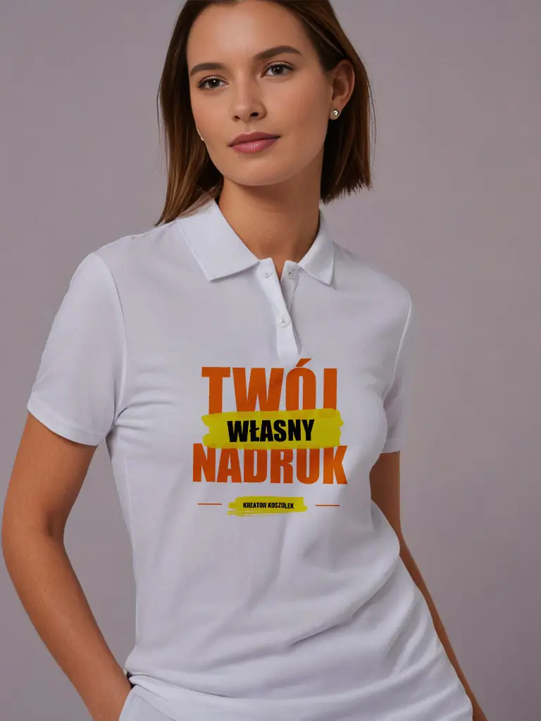 Koszulka damska polo z nadrukiem Fruit Premium Polo