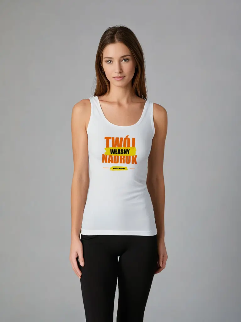 Top Damski Malfini z nadrukiem