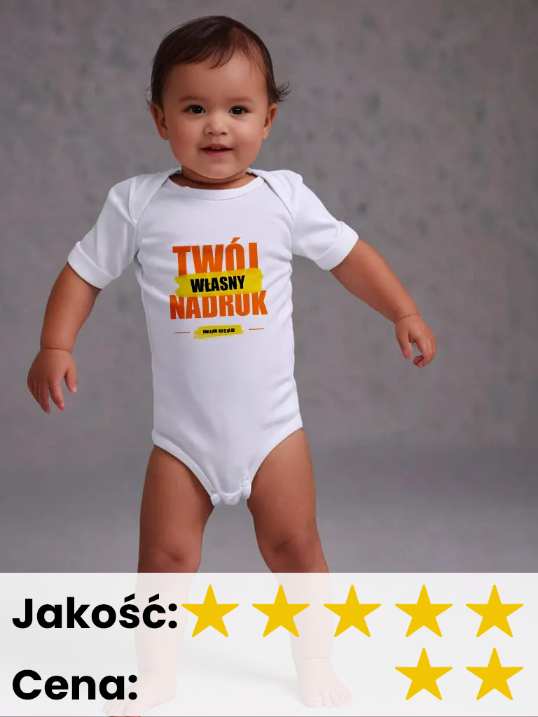 Body Dziecięce Premium z nadrukiem