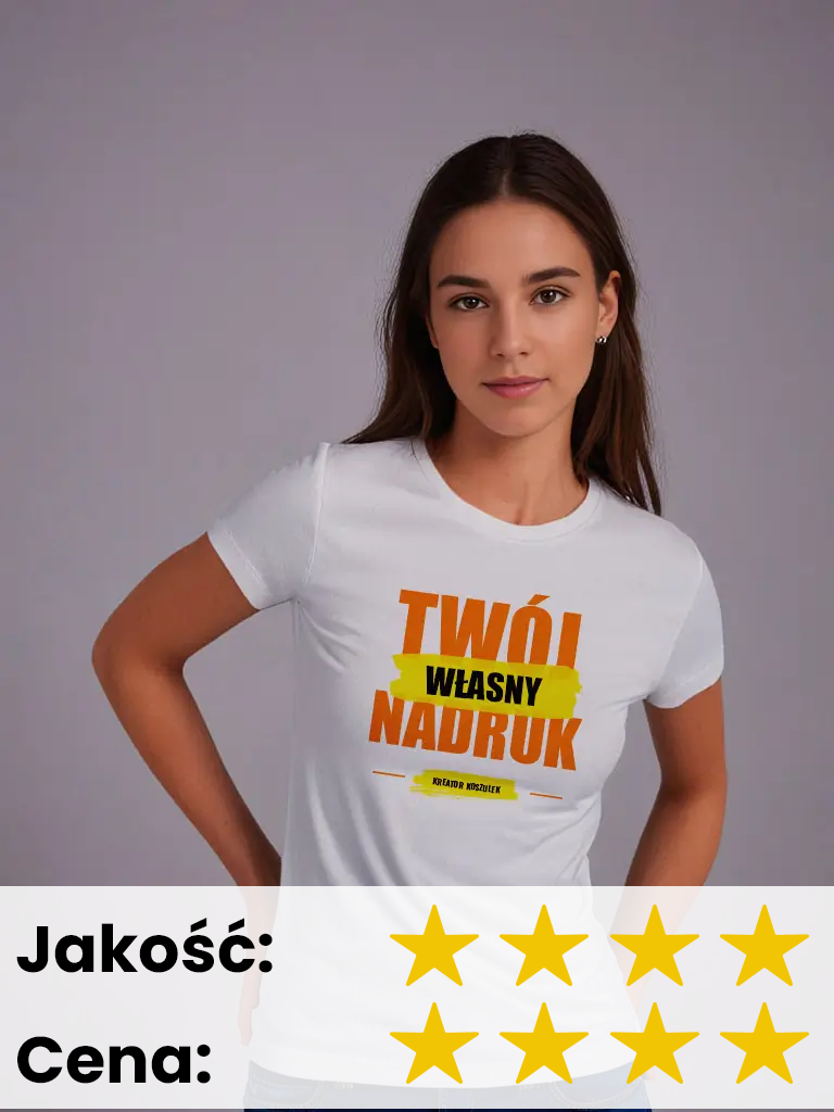 Damska koszulka BC e190 z nadrukiem