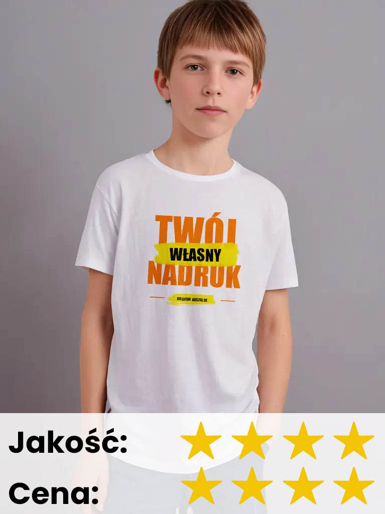 Dziecięca koszulka Malfini Basic z nadrukiem