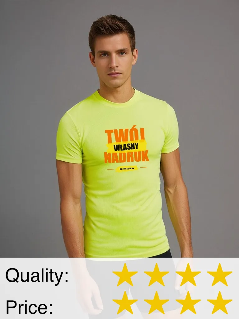 Men's sports T-shirt with print